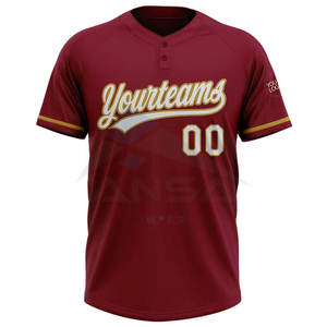 Maillot de baseball en polyester de haute qualité, respirant, vêtements de sport pour hommes et femmes, uniformes d'équipe légers pour l'entraînement - Product Image 3