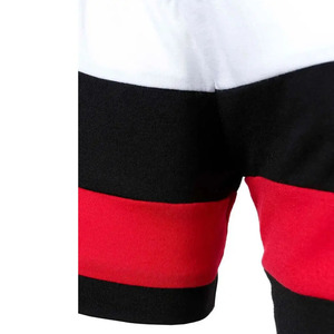 Meilleure qualité 100% coton T-shirt à manches courtes multicolore pour hommes Anti-rides séchage rapide Design personnalisé T-shirt tricoté décontracté - Product Image 4