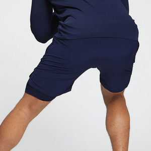 Vente en gros de shorts de gym en coton épais shorts de sport en polaire respirant pour hommes shorts d'entraînement pour la course à pied - Product Image 5