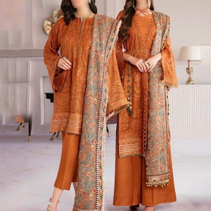 ชุดแต่งงานปักชุดแฟนซีแบบดั้งเดิมสำหรับผู้หญิงคอลเลกชันใหม่ - Product Image 6