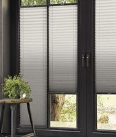 Persianas Plisadas UZEL PLICELL, Cortinas Plisadas para Ventanas Francesas, Modernas, para Hogar, Invierno, Jardín, Balcón, Protección Solar