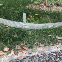 Bordure de Jardin en Acier Galvanisé de Qualité Supérieure, Piquet Vertical Long, Durable, Écologique, Biodégradable, Noir, pour Jardin Domestique