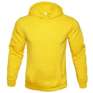 Sudadera con capucha transpirable de talla grande de alta calidad, ropa de calle sólida de algodón y poliéster para hombres, logotipo personalizado, esencial de invierno - Product Image 4