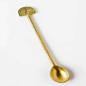 Cuillère à glace longue torsadée en acier inoxydable cordial conçue pour les bars agitateur élégant et professionnel disponible au prix de gros - Product Image 4