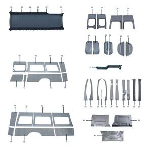 Kit de garnitures intérieures en ABS thermoformé de haute qualité Sprinter L4H2 VKM Plastik, accessoires intérieurs en plastique les plus vendus, clip - Product Image 2