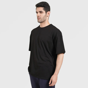 Camisetas Extra Grandes de Corte Cuadrado para Hombre, Impresión Serigráfica, Ropa Urbana Personalizada al por Mayor, Camiseta de Secado Rápido, Ecológica, de Estambre - Product Image 3