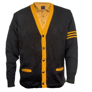 Capítulo Eventos Alfa |   Suéter Cárdigan Phi Alpha de Alta Calidad con Letras Griegas en Relieve, Cuello en V, Manga Larga, Letras Bordadas - Product Image 6