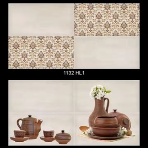 300x600mm Full Polished Glazed Marble Look Ceramic Wall Tiles 12x24 Low Price for Kitchen and Bathroom Interiors - Product Image 1