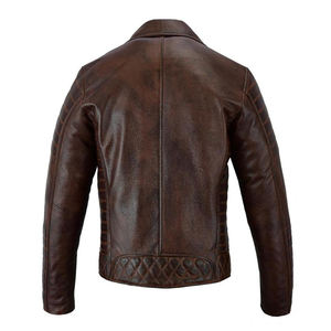 Chaqueta de cuero de moda clásica para hombre Chaqueta de cuero genuino de cordero Chaqueta de cuero elegante para hombres Ropa de abrigo de alta calidad - Product Image 2