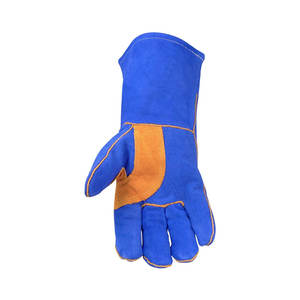 Guantes de Soldadura Ligeros Resistentes al Fuego de Piel de Vacuno de Primera Calidad con Forro de Algodón y Protección Completa para el Pulgar para Uso TIG en Entornos Industriales y de Taller - Product Image 5
