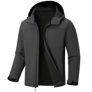 Chaqueta cortavientos Softshell personalizable para hombre, tiras reflectantes impermeables ligeras OEM/ODM disponibles - Product Image 1