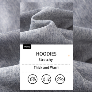 Haut confortable pour homme et femme, style streetwear décontracté, à capuche avec cordon de serrage réglable, manches longues, coupe ample, pour tous les jours - Product Image 3