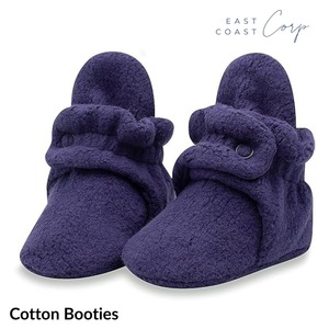 Unisex <b>Fleece</b> Baby Booties Breathable Non-Slip Ankle Slipper <b>Socks</b> for Infant for All Seasons-Stay on Winter Summer Spring - Product Image 1