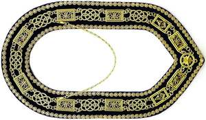 Ensemble de tablier et de collier de franc-maçon de cérémonie uniforme personnalisé pour la loge utilisation de la tenue maçonnique fournisseur commande en gros - Product Image 6