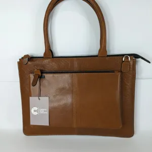 Yüksek kaliteli deri kayış ile laptop çantası kahverengi renk iş akıllı dizüstü koruma kılıfı özel çantalar toptancı
