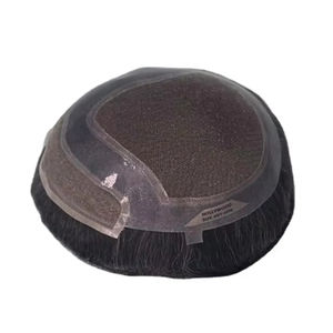 Toupee para Hombre Taz Hair, Peluca de Cabello Humano 100%, Densidad Cruda 60%-150%, Cabello Indio Remy, Resistente al Agua, Ondulado - Product Image 1