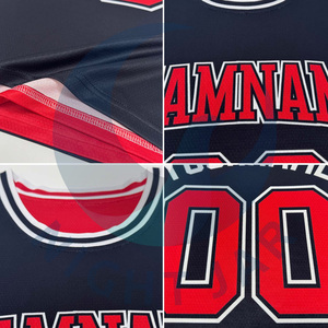 ชุดเครื่องแบบบาสเก็ตบอลสั่งทำกลับด้านได้ชุดเสื้อบาสเก็ตบอลขนาดใหญ่พิเศษระบายอากาศป้องกันแบคทีเรียออกแบบได้ตามต้องการ100% โพลีเอสเตอร์ - Product Image 6