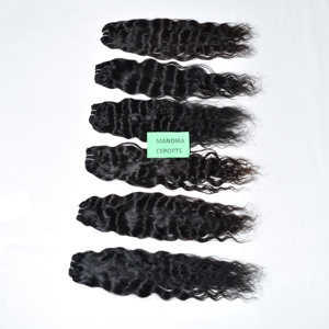 Onda suelta Remy Sin procesar Raw Indian Temple Hair Machine Doble trama Mayorista India 100% Extensiones de cabello humano natural - Product Image 3