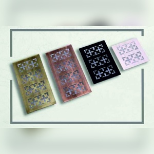 Grille de ventilation décorative en aluminium découpé au laser pour système de CVC, moderne, écologique, durable, meubles de maison, cuisine, OEM personnalisé - Product Image 2