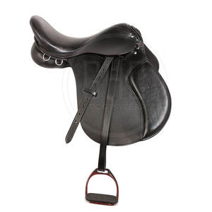 Selle de cheval western en cuir anglais de qualité supérieure, personnalisée, avec un design moderne - Product Image 2