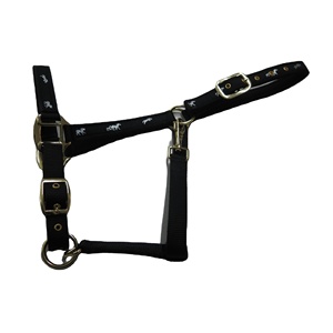 Meilleure qualité Style anglais cheval licou fait à la main Durable Nylon doux néoprène rembourrage confortable personnalisable couleur taille - Product Image 1