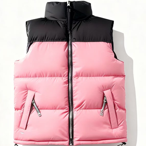 Chaleco Acolchado de Invierno de Calidad Original, Sin Mangas, Suave, Impermeable, Brillante, con Logotipo, Chaquetas para Hombre OEM - Product Image 4