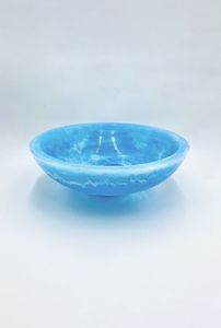 Cuenco para servir de resina de madera pulida brillante ecológico de tamaño personalizado para uso en la cocina, cuenco artesanal - Product Image 3
