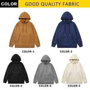 Sweatshirts à capuche respirants personnalisés pour hommes avec échantillon gratuit Tissu polaire brodé de logo personnalisé imprimé en 3D pour l'hiver - Product Image 6