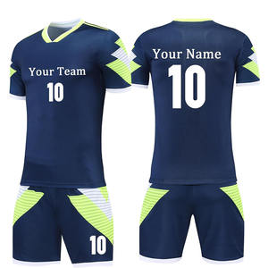 Ensemble de maillots de football pour hommes, dernier design, en polyester, pour l'entraînement en club, avec logo et nom de l'équipe - Product Image 1