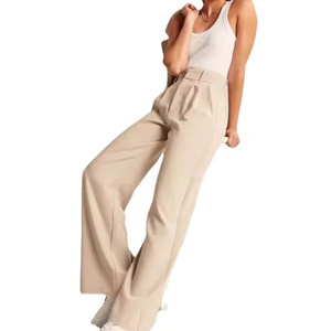 Pantalon décontracté homme personnalisé, nouvelle collection automne 2025, 100% coton, anti-plis, séchage rapide, fermeture éclair, coupe mi-lourde, jambe large - Product Image 1