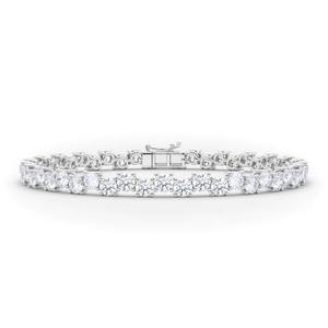 Bracelet de tennis offset cultivé en laboratoire pour femmes et filles 3mm 4mm Design personnalisé diamant fabriqué par l'homme directement du fabricant - Product Image 3