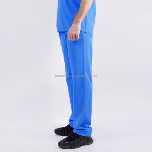 Personalizado de alta calidad Hospital Scrubs enfermería uniformes conjuntos XL impreso sarga Poly Spandex Médicos Enfermeras personalizable médico de los hombres - Product Image 2