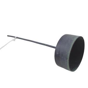 Portavelas de metal decorativo de aluminio, portavelas de cerámica brillante roja para decoración de fiestas y bodas, hecho a mano a granel - Product Image 5