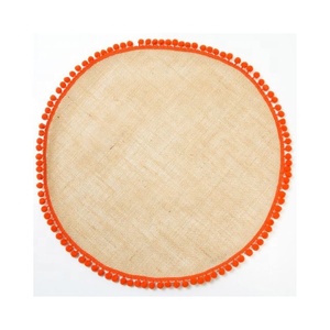 Diamantes de imitación fijos de alta calidad 100% algodón orgánico para la cocina bordada rectangular definitiva lista para enviar envío rápido mantel - Product Image 3