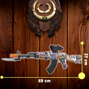 Réplica de Pistola de Hidrogel AK 47 Legendaria, con Accesorios y Objetivos - Product Image 3
