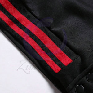 Hombres Casual Color Block Slogan Imprimir Cómodo Premium Calidad Último Estilo Nueva Llegada College Baseball Varsity Chaquetas - Product Image 6