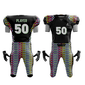 Uniforme de Fútbol Americano Listo para Jugar, Impresión por Sublimación para Jugadores, con Construcción Duradera y Fácil Cuidado - Product Image 6