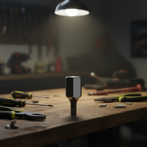 Chiave a croce cromata da 1/4 di pollice con inserti lucidati per viti Pentalobe - Product Image 3