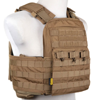 Chaleco Portaplacas de Lona Camuflada, Diseño Personalizado, Venta al Por Mayor de Fábrica, Ajustable, Multifuncional, Seguro, Corte Láser, Transpirable