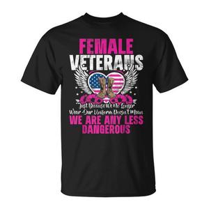 T-Shirt Patriottica per Donne Veterane, Abbigliamento Promozionale di Alta Qualità per il Giorno dei Veterani - Product Image 1
