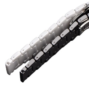 Bracelet en céramique à trois brins pour montre connectée <span class=keywords><strong>Huawei</strong></span> <span class=keywords><strong>GT3</strong></span>/GT2 - Accessoires de remplacement 46/<span class=keywords><strong>43mm</strong></span> - Product Image 5