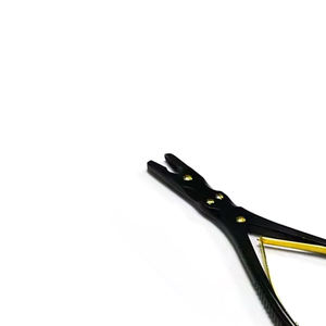 Rongeurs de Doble Acción con Hueso de Acero, Pinzas de Hueso Manuales de Doble Articulación Negras, Instrumentos Quirúrgicos de Ortopedia Veterinaria SurgiRight - Product Image 2