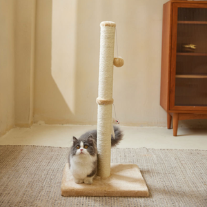 Rascador Vertical de Sisal <span class=keywords><strong>para</strong></span> <span class=keywords><strong>Gatos</strong></span> |   Árbol <span class=keywords><strong>para</strong></span> <span class=keywords><strong>Gatos</strong></span> de Tela Antidesgarro, Poste <span class=keywords><strong>para</strong></span> Trepar, Juguete <span class=keywords><strong>para</strong></span> Afilar Garras de Gatitos - Product Image 3