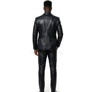 Traje de Cuero de Nuevo Estilo para Hombre, Diseño Clásico y Elegante, Ajuste Cómodo, Ideal para Reuniones, Fiestas y Uso Diario con Estilo - Product Image 2