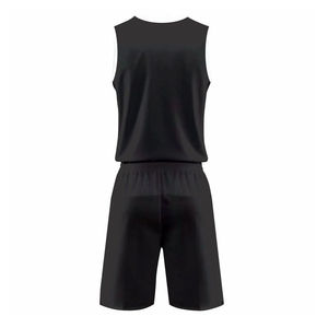 ชุดบาสเก็ตบอลแบบสั่งทำพิเศษ คุณภาพสูง ระบายอากาศได้ดี แห้งเร็ว 100% โพลีเอสเตอร์ สำหรับฤดูร้อน แบบไม่มีแขน ขายส่ง - Product Image 4