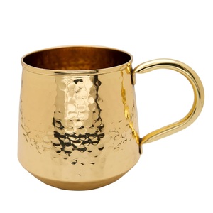 <b>Black</b> Finished Metal Moscow Mule <b>Mug</b> with Handle Eco-Friendly Hammered Design for Bars Hotels & Parties - Product Image 2