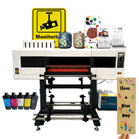 Suministro de fábrica A3 UV DTF Impresora Roll to Roll DTF UV Mobile Covers & Phone Case Printing Machine 1 año de garantía