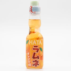 Boisson gazeuse à l'orange Ramune Hata Kosen 30 x 200 ml pour l'exportation, prix de gros, boissons gazeuses japonaises bon marché, pack en vrac, très bon marché - Product Image 2