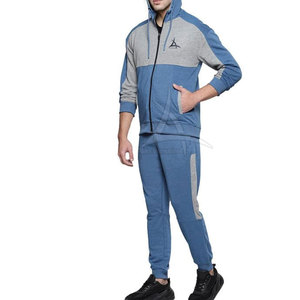 Survêtement pour homme de taille personnalisée, vêtements décontractés d'hiver, respirant, uni, léger, polyester/coton, haute qualité - Product Image 2