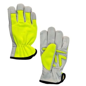 Guantes de Trabajo de Cuero/Algodón Más Vendidos, Guantes de Seguridad de Tela Ligera, Precio Económico - Product Image 3